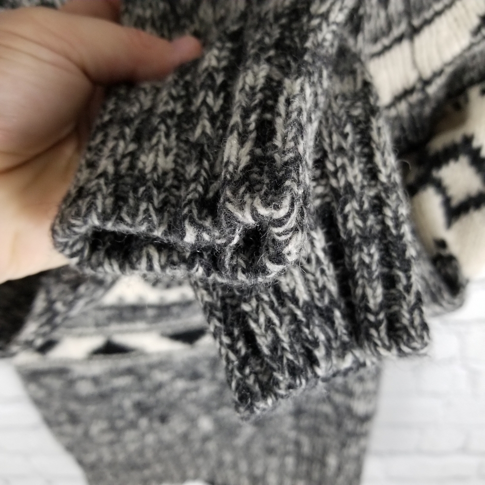 TNA | 100% lambswool knit full zip sweater jacket - Picture 4 of 8
